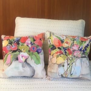 Floral pillows